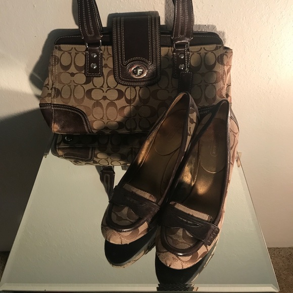 coach bags and shoes